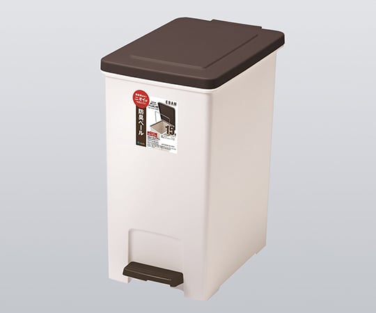 8-7101-03R防臭ペダルペール中バケツ付15L【1個】(as1-8-7101-03)