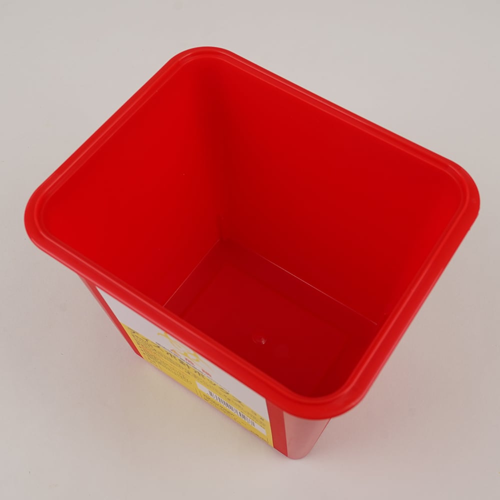 8-7221-42 ディスポ針ボックス 赤色 3L 1個 【AXEL】 アズワン