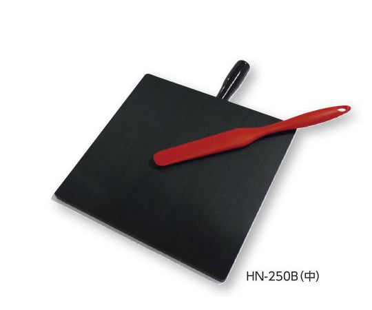 8-7350-05 樹脂製軟膏板（まぜるん台 黒 中） HN-250B