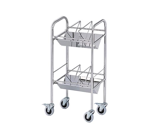 取扱を終了した商品です］カルテワゴン(平板タイプ) 540×320×1010mm