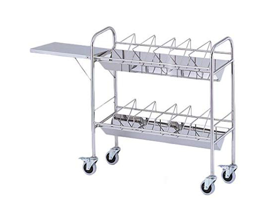 取扱を終了した商品です］カルテワゴン(平板タイプ) 540×320×1010mm