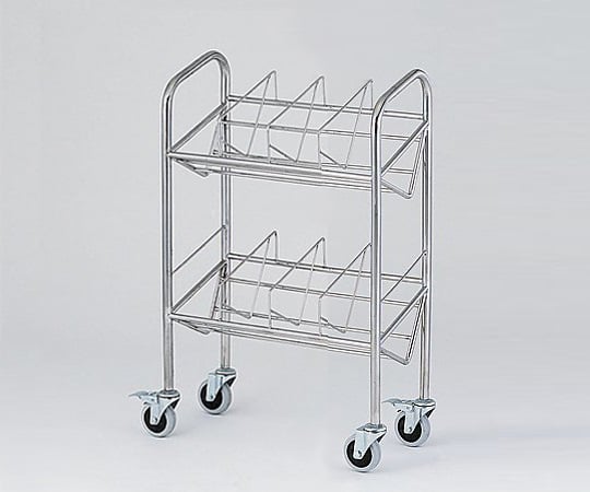 ナビス(アズワン)8-7484-02カルテワゴン（パイプタイプ）６７０×３１０×１０１０ｍｍ【1台】(as1-8-7484-02)