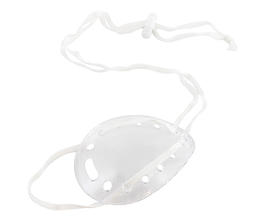 8-7575-02 プラスチック透明眼帯[アイカバー] 滅菌・ひも付き 1枚×30袋