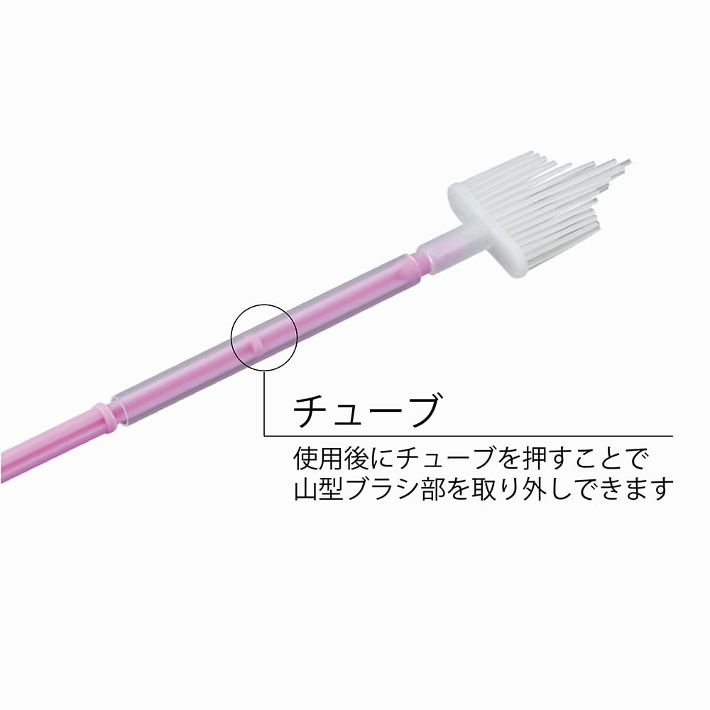 8-772-01 ナビス サービカルブラシ ツイン（細胞採取器具）1箱（1本