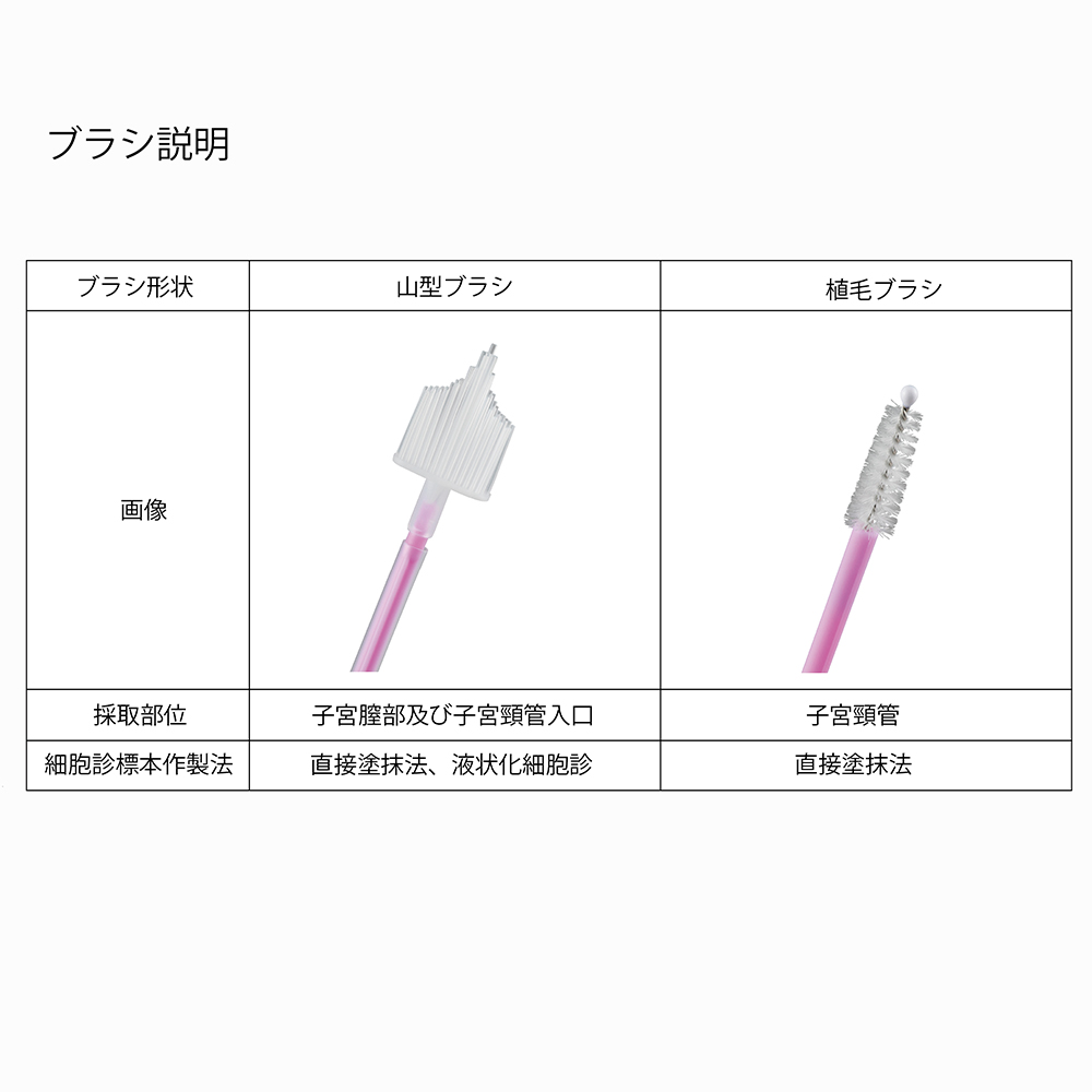 8-772-01 ナビス サービカルブラシ ツイン（細胞採取器具）1箱（1本