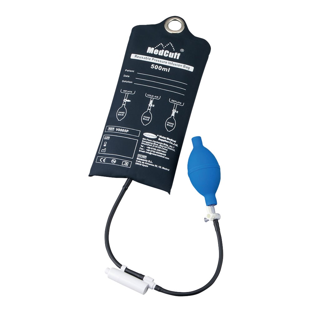 8-775-02 MedCuff リユーザブルインフューザー加圧バッグ 1000mL