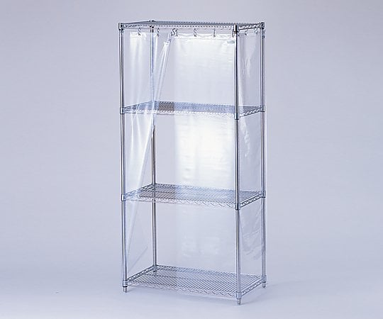 8-7788-02シェルフ用ビニールカーテン６２０×１８００ｍｍ【1袋(2枚入)】(as1-8-7788-02)