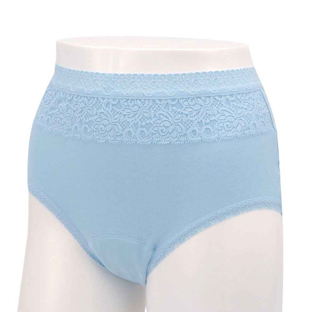 軽失禁用ショーツ　ソフラピレンショーツ　サックス／Ｌヒップ９２～１００ｃｍ