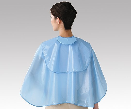 8 7862 02 シャンプーケープ クッション付き ブルー 3770 5 Axel アズワン