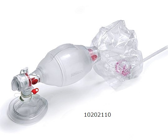 アンブ蘇生バッグ SPURⅡ（ディスポタイプ） 成人用（酸素リザーババッグ付き） 1セット入　10202110