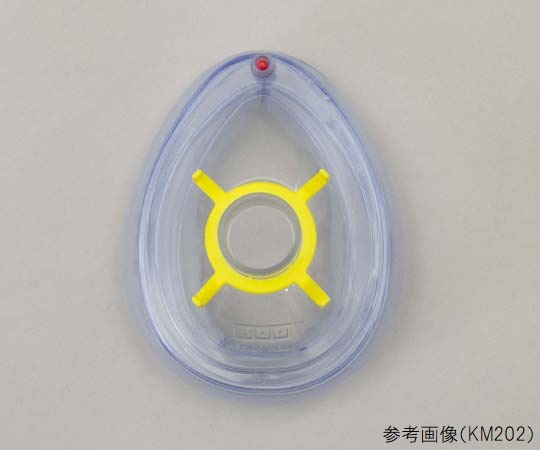 8 8095 05 エアークッションフェイスマスク 麻酔用 乳児 茶 Km5 Axel アズワン