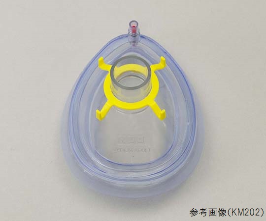 8-8095-05 エアークッションフェイスマスク（麻酔用） 乳児 茶 1