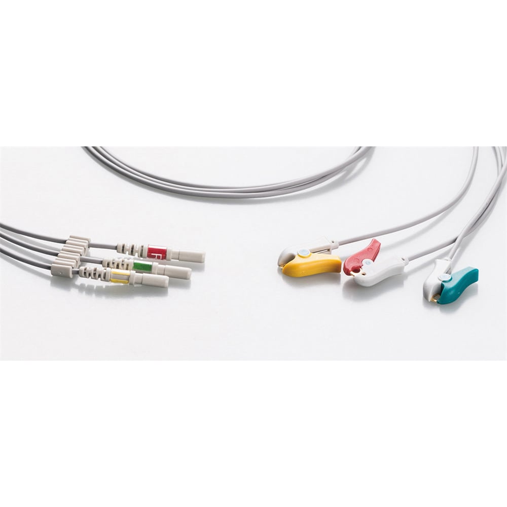 ECG接続コード & 電極リード カスタム医療用ケーブル工場、ECG リード線サプライヤー、数十電極