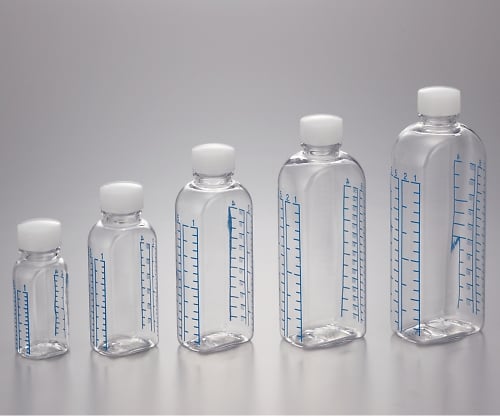 クリアボトル投薬瓶（カラー目盛付き・未滅菌）200mL 80本 未滅菌 1箱（80本入）