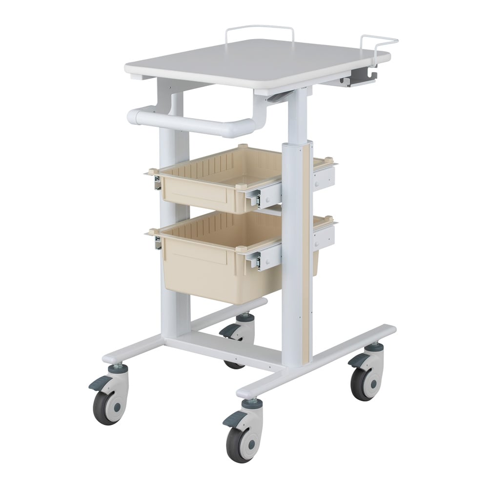 8-843-01 ナースカート（ヴェクセル）アイボリー DC-SW1 【AXEL】 アズワン