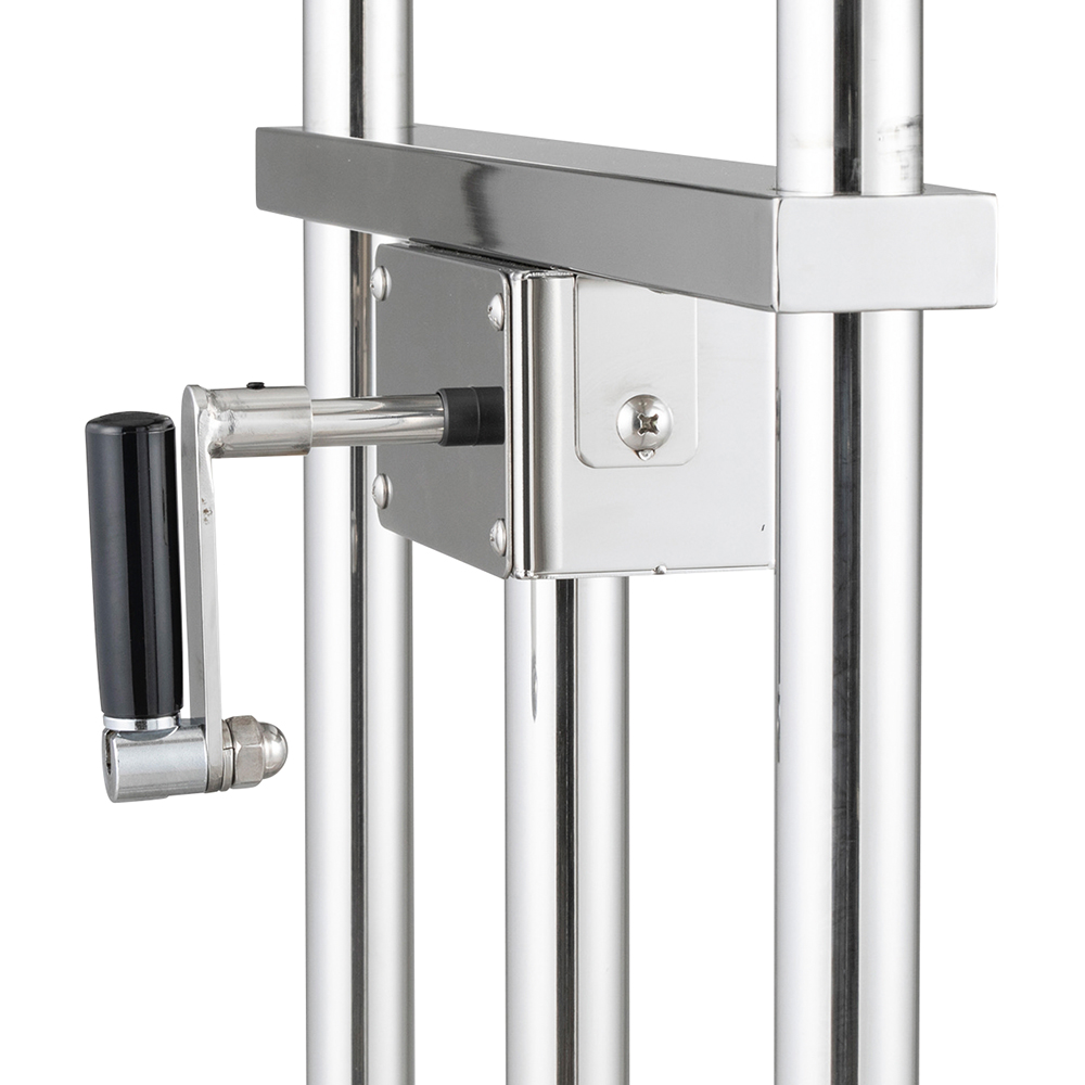 8-865-01 NVメーヨー型消毒盤台（手動式・たて1枚盤）515×615