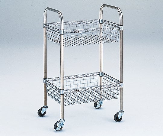 【組立】エレクター8-8756-01バスケットカート６０５×４６０×９３４ｍｍ【1台】(as1-8-8756-01)