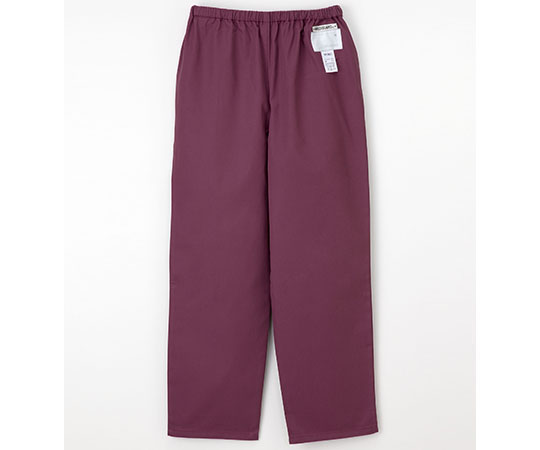 手術衣（女子スラックス） バーガンディ S