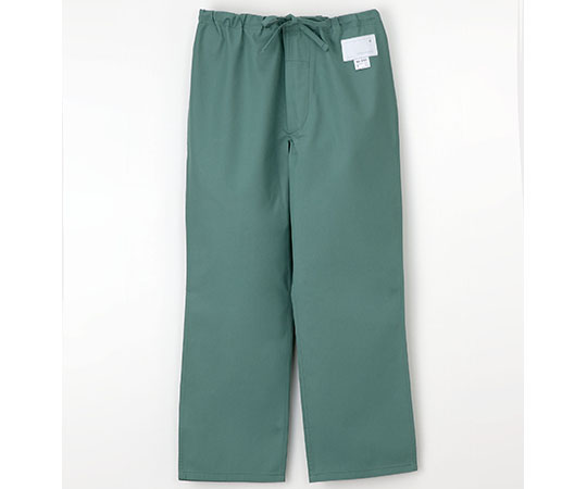 手術衣（男子スラックス） グリーン M