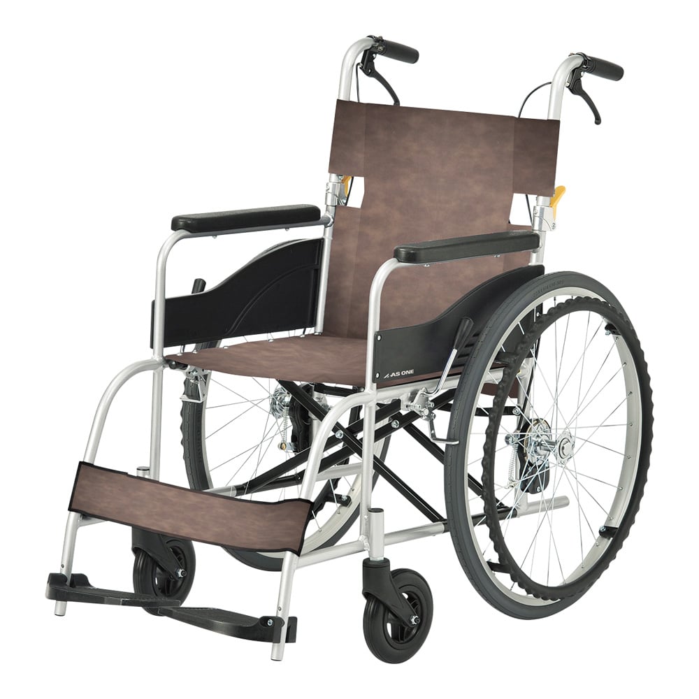 8-902-01-30 自走式車いす 標準・背折れ（介助ブレーキ付） NVO-1