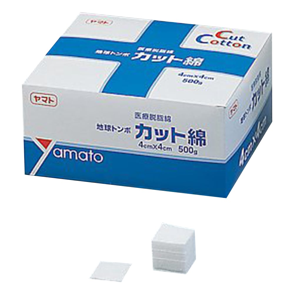 8-9101-03 カット綿 50×50mm 1袋（1000枚入） 58638 【AXEL】 アズワン