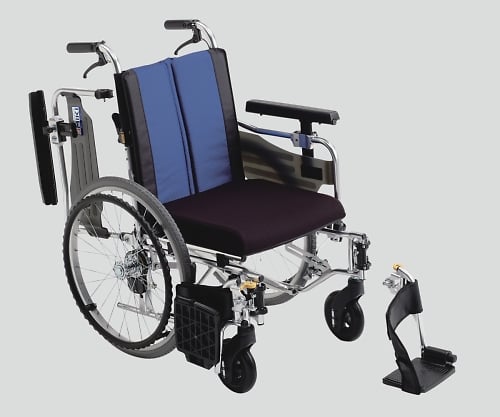 ミキ 8-9237-01　ウイングスイングアウト車椅子（アルミ製）　自走式[個](as1-8-9237-01)