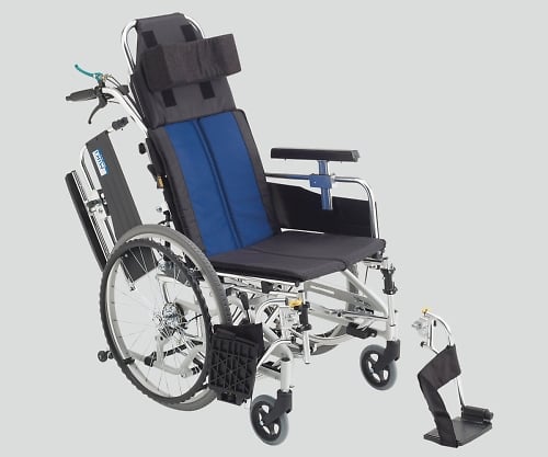 8-9238-01 ティルト＆リクライニング車椅子（アルミ製） 自走式 BAL-11