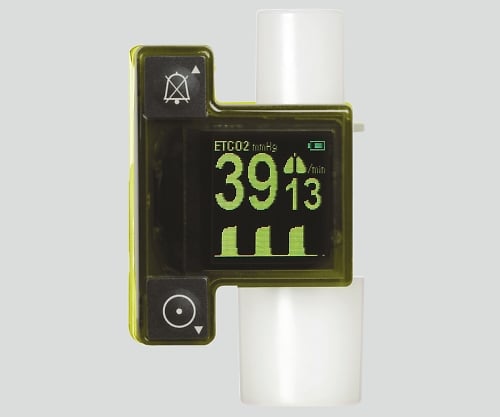8-9246-01 80%OFF 呼気終末二酸化炭素ガス分圧測定器 救急用カプノメータ ケース付 贅沢 ＥＭＭＡ