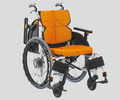 松永製作所 8-9256-01　車椅子（ネクストコア・アジャスト）　オレンジ[個](as1-8-9256-01)