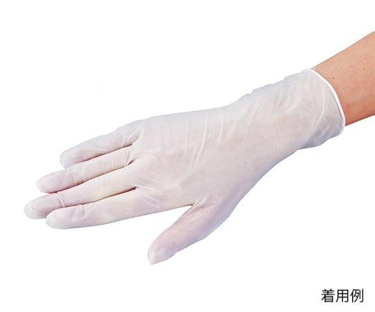 8-9569-01 プロシェア プラスチック手袋パウダーフリー L 1箱（100枚入）