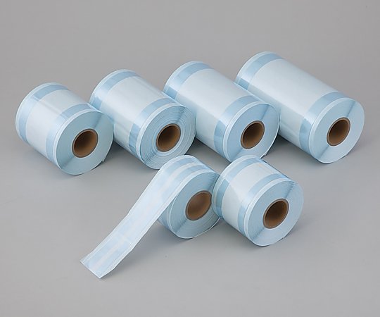 滅菌バッグ(ヒダ付・ガゼットロールタイプ) 350mm×80mm×100m