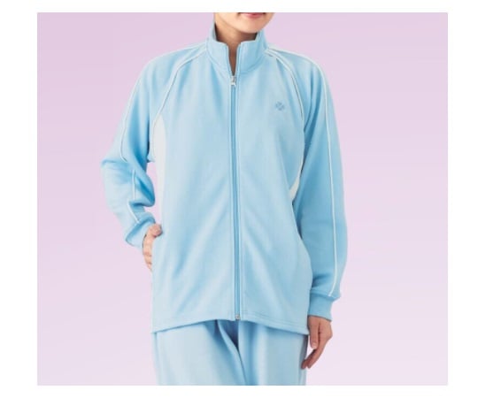 ジャージジャケット（男女兼用） サックス LL