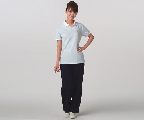 レディースポロシャツ サックス S