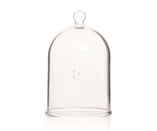 80-0044-19 DURAN（R） Bell jars with knob, for vacuum use, 250 x