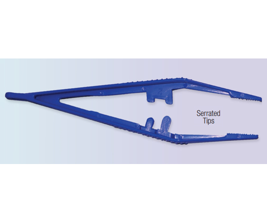 80-0071-42 Forceps Plastic pk6 Blue 1箱（6個入） HS15998C