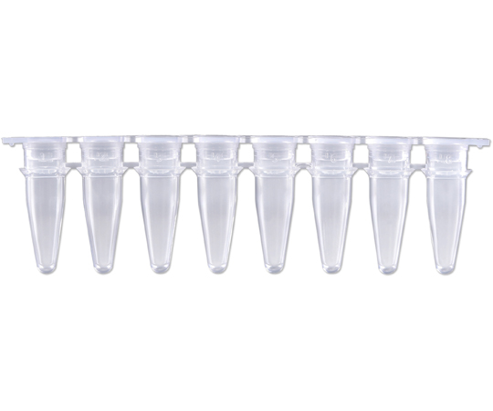 80-0205-95 PCR 8-Strips, 0.2ml with Separate Flat Cap Strips, 120