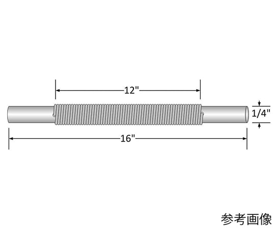 80-0243-79 バーコーター 直径1/4インチ No.4 1/4 Wire Wound No. 4