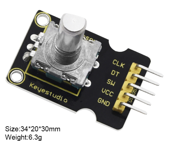 80-0250-45 Keyestudio Rotary Encoder for Arduino KS0013 【AXEL】 アズワン