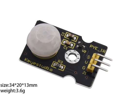 80-0250-69 Keyestudio PIR Motion Sensor for Arduino KS0052 【AXEL】 アズワン