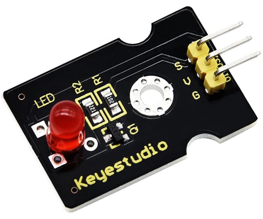 80-0251-37 Keyestudio RED LED Light Module KS0232 【AXEL】 アズワン