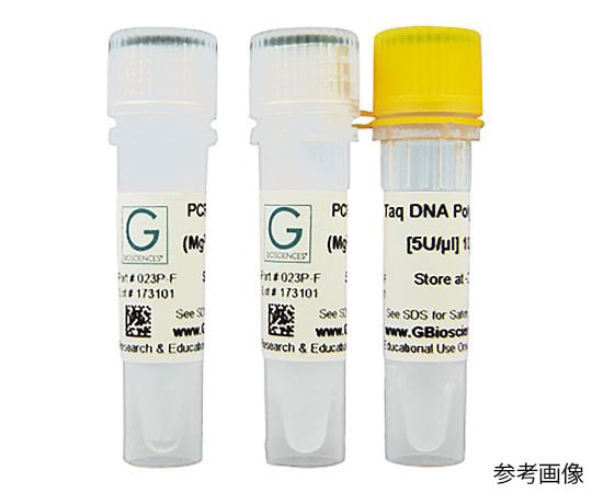 【冷凍】G-Biosciences89-5261-64　Taq DNA ポリメラーゼ 酵素+10XPCRバッファータイプ 5X1000U　786-448