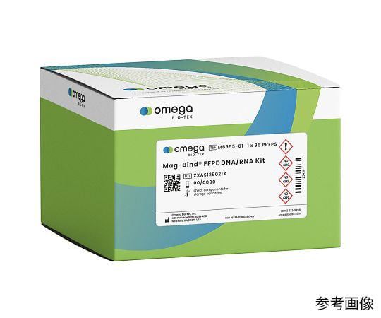 Omega　Bio-tek、　Inc.89-7385-06　Mag BindRゲノムDNA抽出キット（磁気ビーズ） Viral DNA/RNAキット 96回×1　M6246-01