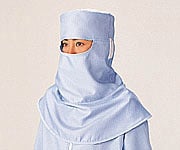 フエイスカバーフード　ブルー　M