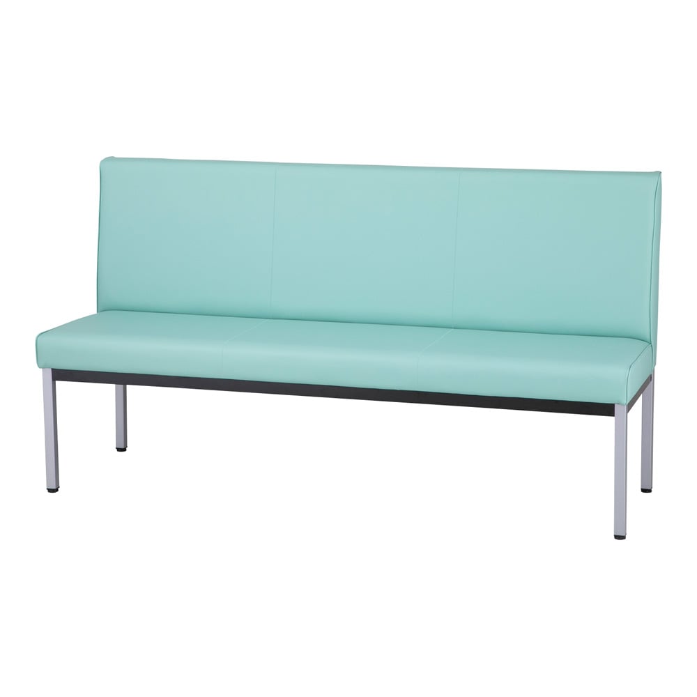 ナビス（アズワン）　ロビーベンチ（背無し・木目調）　ライトグリーン 　1300SN-PG　4589638288579 ナビス（アズワン） ロビーベンチ（背無し・木目調） ライトグリーン