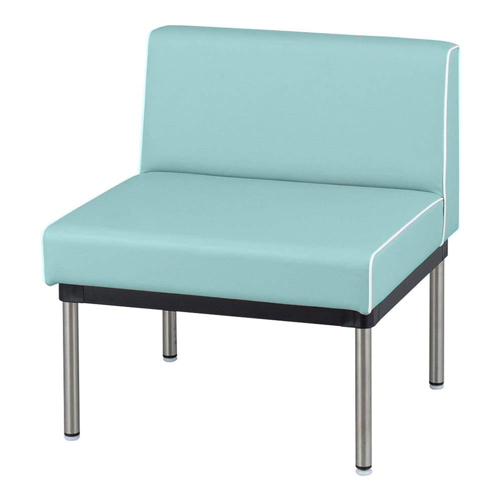 アズワン(AS ONE) スリムロビーベンチ(夜光タイプ・背無し) キウイ LS-S17G [個人宅配送不可] アズワン(AS ONE) スリムロビーベンチ(夜光タイプ・背無し) ピーチ LS