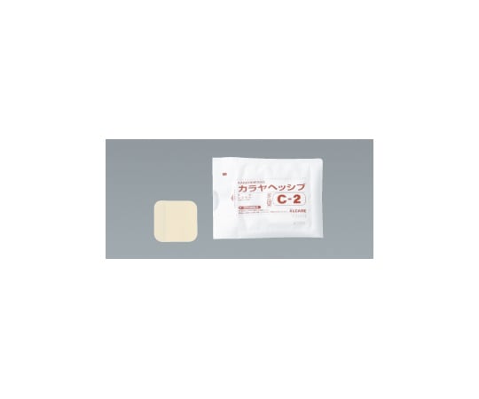 9-3597-05 カラヤヘッシブ・クリアータイプ C-2号 50×50mm 1箱