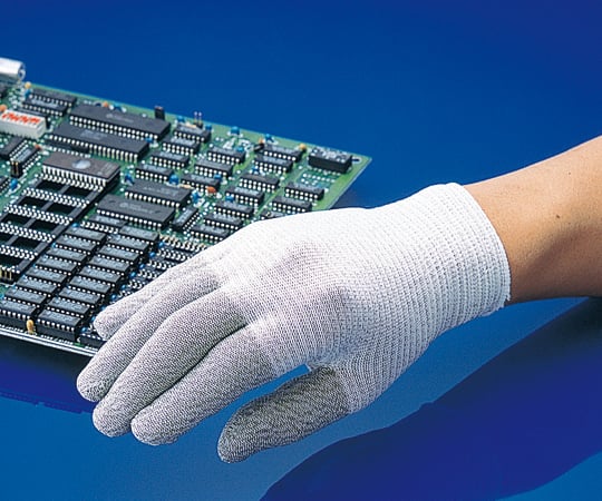 ショーワグローブ9-5610-12制電ラインフィット手袋Ｍ【1双】(as1-9-5610-12)