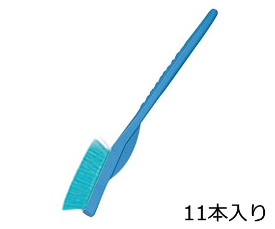 9-830-06 ラボラン(R)作業用ブラシ 青 ナイロン 11本入 A-N