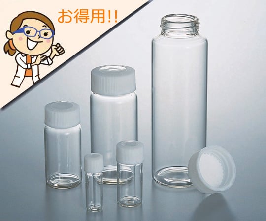 アズワン9-852-03ラボランスクリュー管瓶No.14mL100+10本入【1箱(110本入)】(as1-9-852-03)