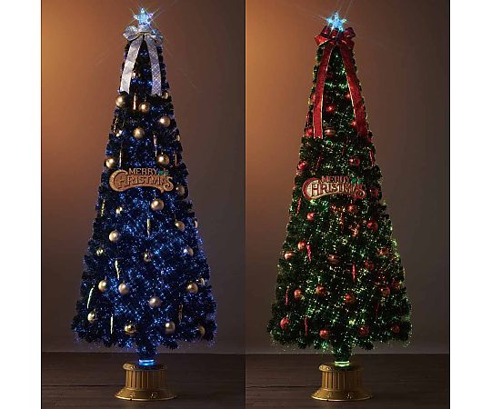 ［受注停止］デコレーション光ファイバークリスマスツリーセット 240cm 38-25-2シリーズ